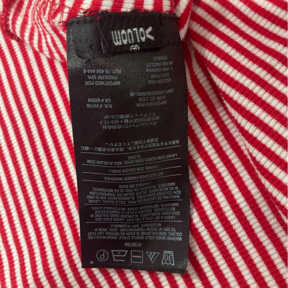 VOLCOM 🌹 Striped Ribbed Maxi Dress - Picture 12 of 14